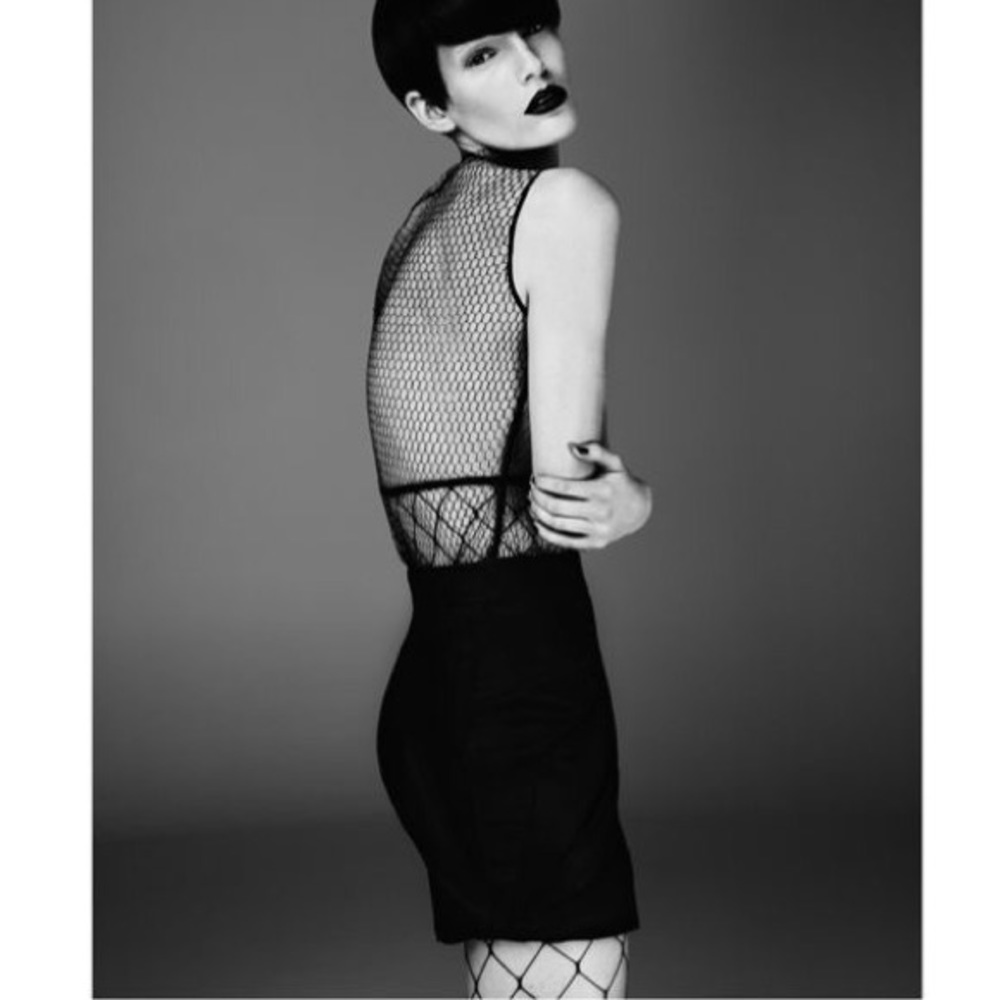 FRANCESCO SCOGNAMIGLIO crochet net tank top